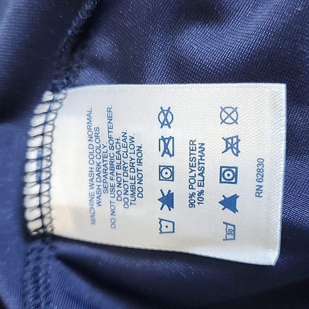 LANDS  END VELVET NAVY  DRESS/ M/P - Picture 12 of 14
